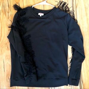 Levi’s fringe sleeve sweatshirt